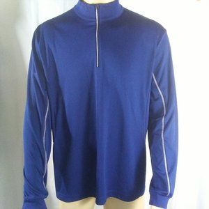 PGA TOUR Men's Golf Pullover Sweater Blue- XL